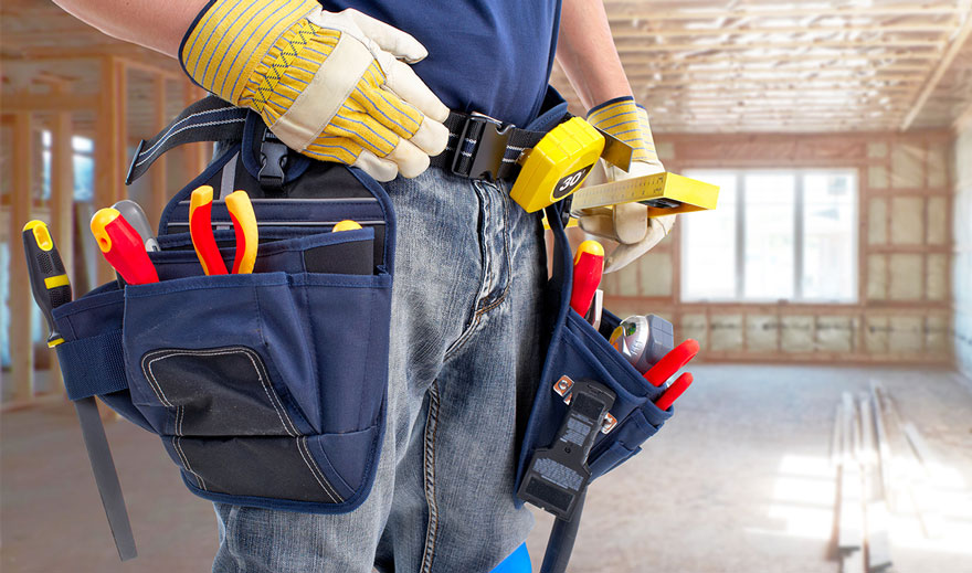 Man with tool belt